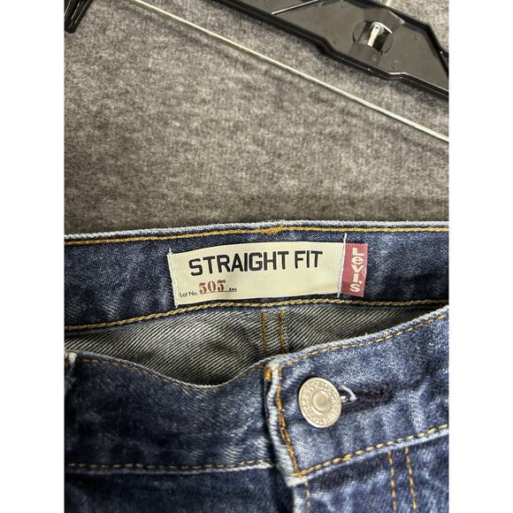 Vintage Levis 505 Straight Leg Faded Denim Blue Jeans Pants‎ Size 36x27 2000s - Picture 4 of 7